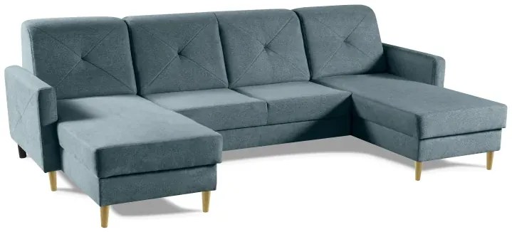 Sedacia súprava Scandi New U, modrá (diosa 75)
