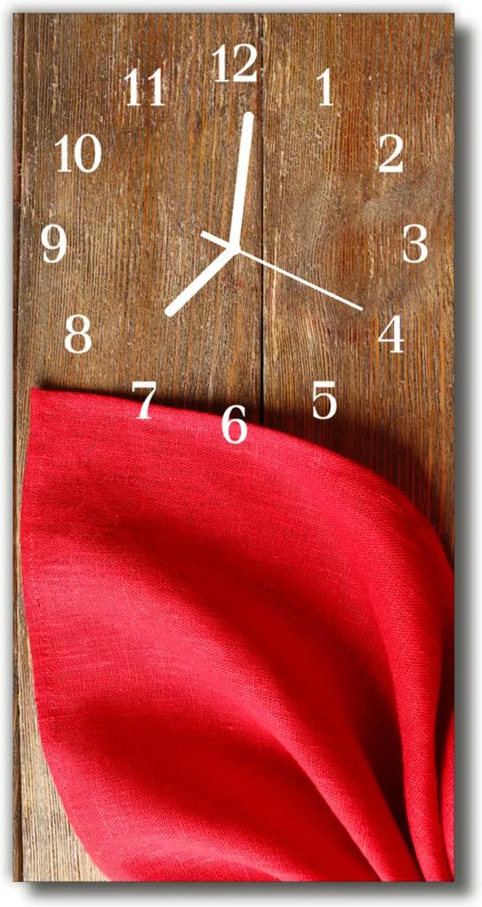 Nástěnné hodiny vertikální Kuchyňské ubrousky barevné dřevo