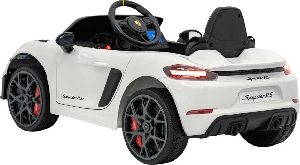 Elektrické autíčko Porsche Spyder RS 718 biele