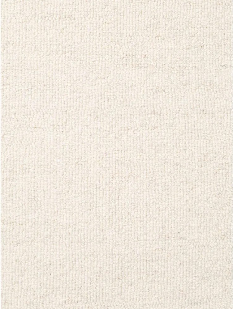 Krémový ručne tkaný vlnený koberec 140x200 cm Puristic Knots – Elle Decoration