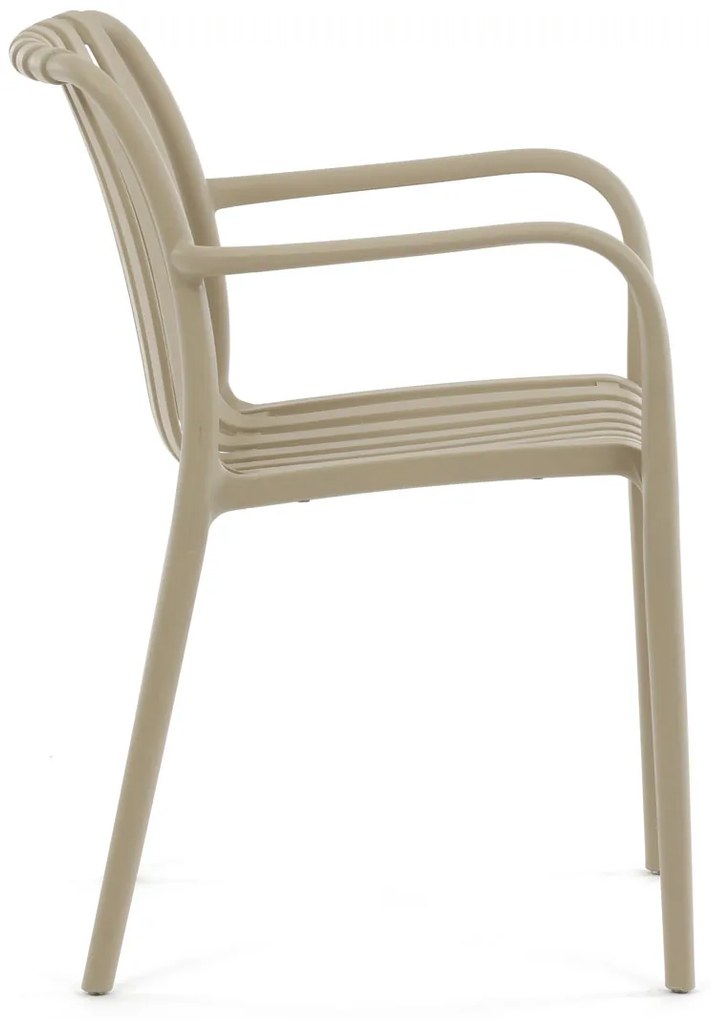 Autronic - Židle jídelní, stohovatelná, cappucino plast - CT-X7029 CAP AKCE