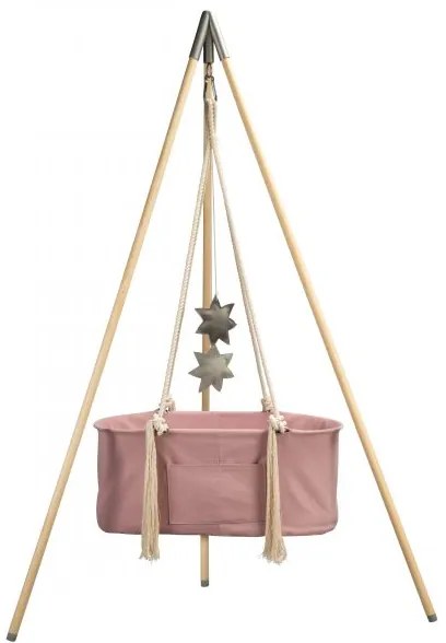 Kolíska Babycare - ružová - Stojan na kolísku