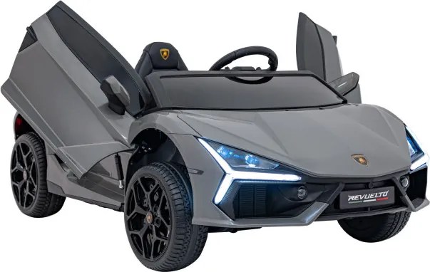 Elektrické autíčko Lamborghini Revuelto XL sivé