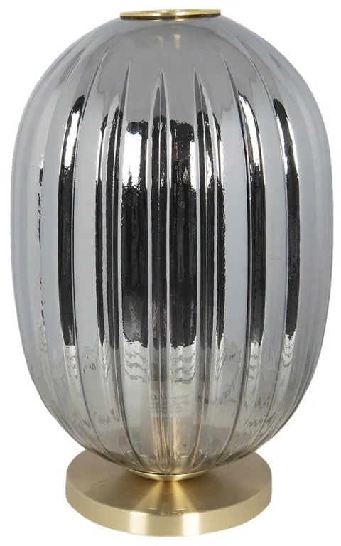 Nočná lampa GREY METAL LOOK Ø20*35