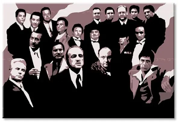 Najväčší mafiáni na plátne The Mafia family | rôzne rozmery