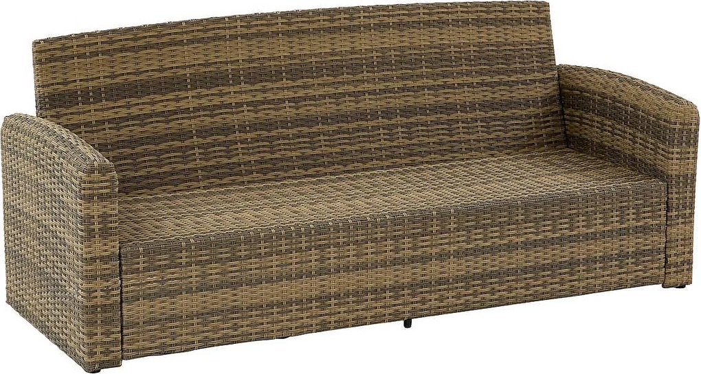 DEOKORK Ratanová zostava SANTORINI pre 5 osôb (hnedá)