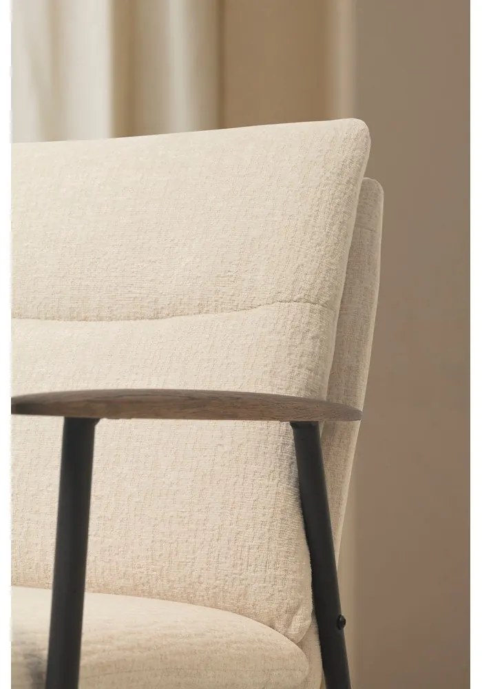 Béžové kreslo Dunia – Marckeric