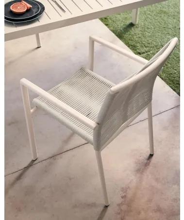 CULIP záhradná stolička Biela