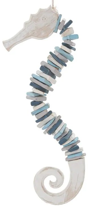 Drevená nástenná dekorácia 22x55 cm Sea Horse – Mauro Ferretti