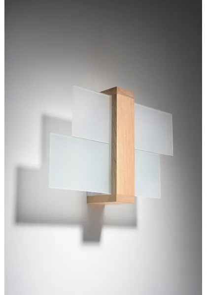 Brilagi -  LED Nástenné svietidlo HERA 1xE27/7,5W/230V drevo