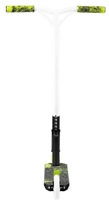 Lionelo - Detská kolobežka WHIZZ čierna/biela/žltá