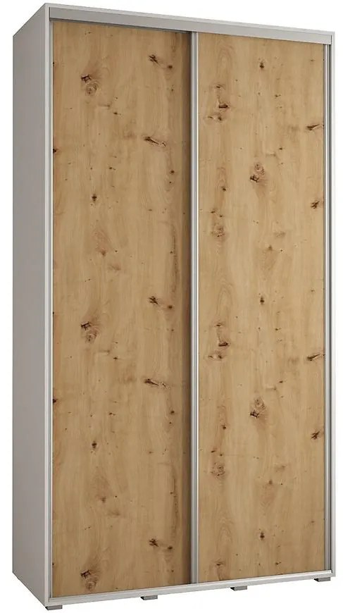 Skriňa 45 Canaris 1 140 biela/artisan/silver