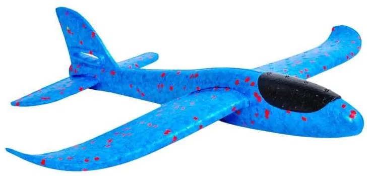 Kruzzel 9137 Penové Hádzacie Lietadlo 37cm modré