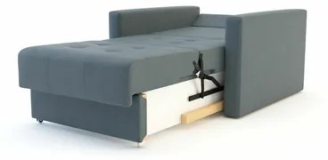 Malá pohovka MONDO šedá, rozkladacia