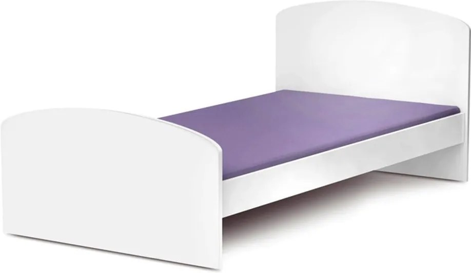 Biela detská posteľ Faktum, 80 × 160 cm