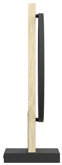 Eglo 901718 - LED Stolná lampa BOYAL LED/12W/230V 3000K béžová/čierna