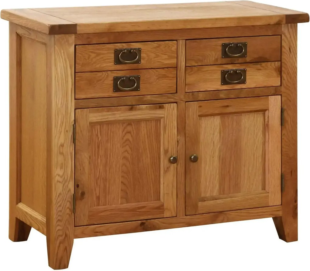 Komoda s dvierkami a 2 zásuvkami, 100x45x85 cm