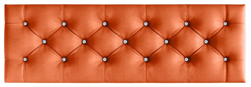 Lavica CHESTERFIELD 100x40 cm Oranžová