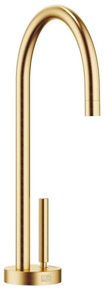 DORNBRACHT Tara Classic Hot &amp; Cold páková drezová batéria s filtrom, na horúcu a studenú vodu, výška výtoku 180 mm, kartáčovaný Durabrass (23kt zlato), 17861888-28