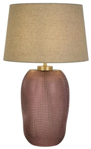 Searchlight EU44652PI - Stolová lampa AMETHYST 1xE27/60W/230V