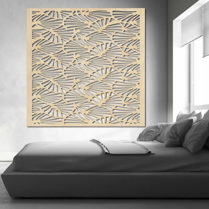 Vyrezávaný Drevený obraz na stenu z preglejky I 3D HODINY PR0271 HEU+