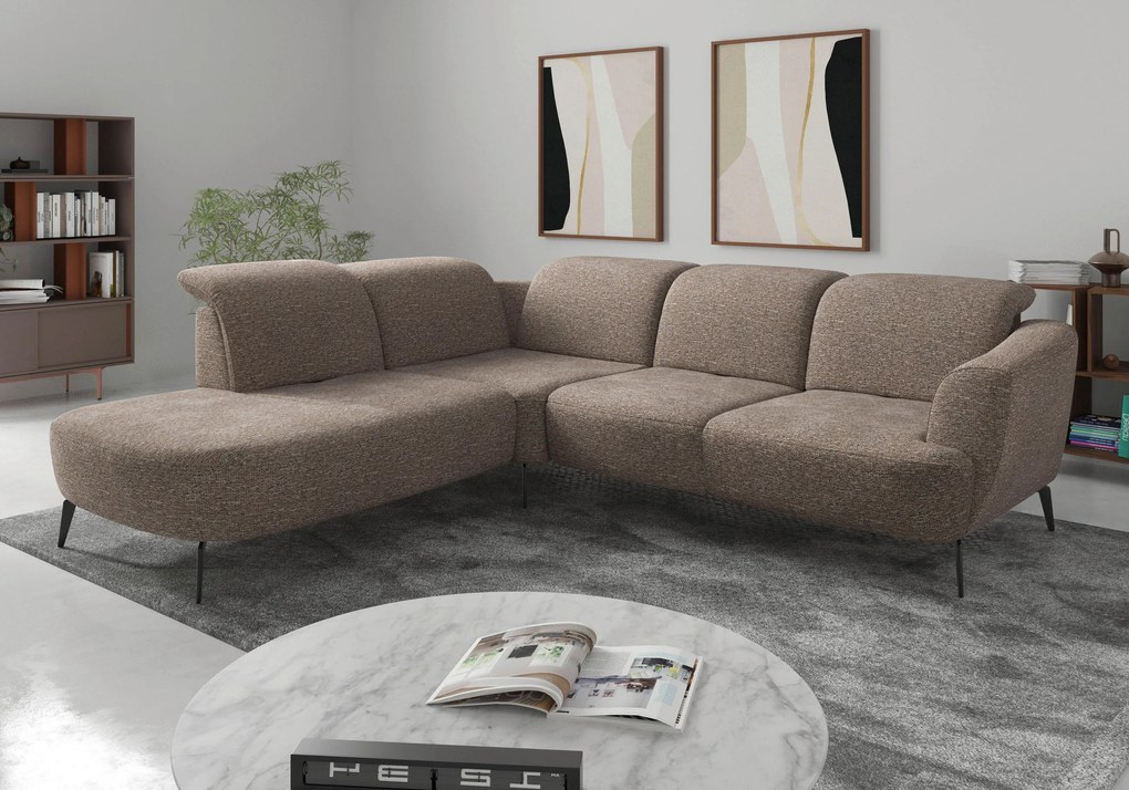 XXXLutz ROHOVÁ SEDAČKA, textil, cappuccino Sit & More - Sedačky - 00014401851H