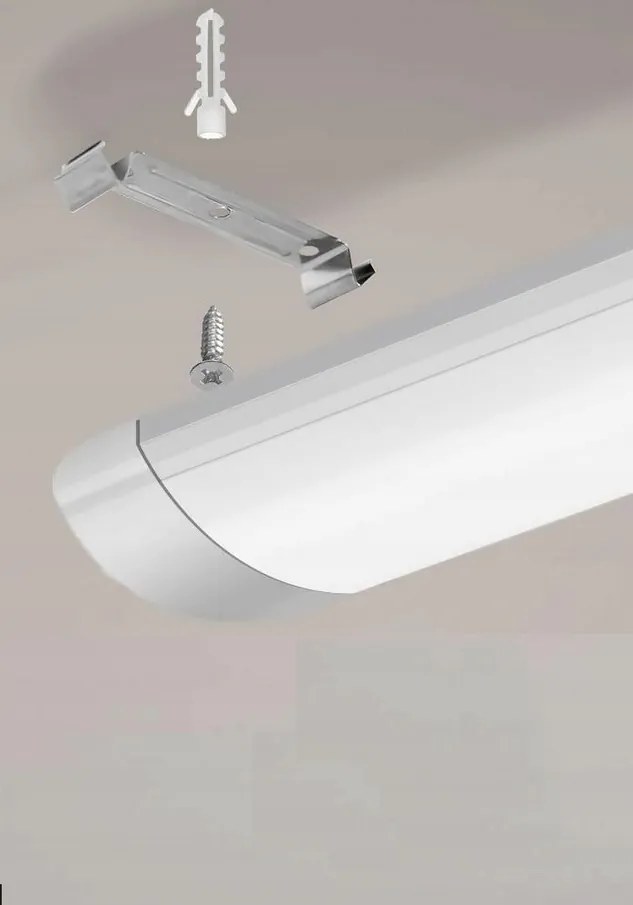 ECOLIGHT LED dielenské svietidlo 60cm - 230V - 20W - IP20 - studená biela