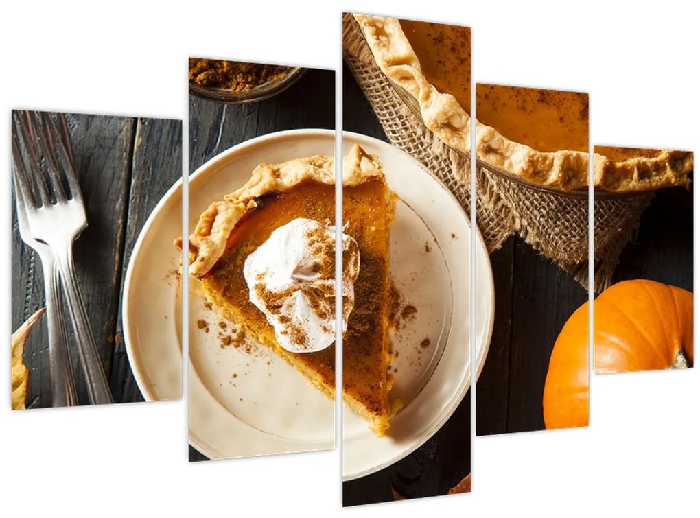 Obraz - Jesenný koláč (150x105 cm)