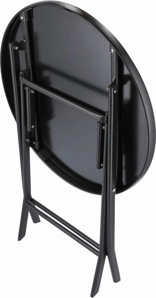 Dekorstudio Balkónový skladací set na malý balkón 2x stolička a okrúhly stôl