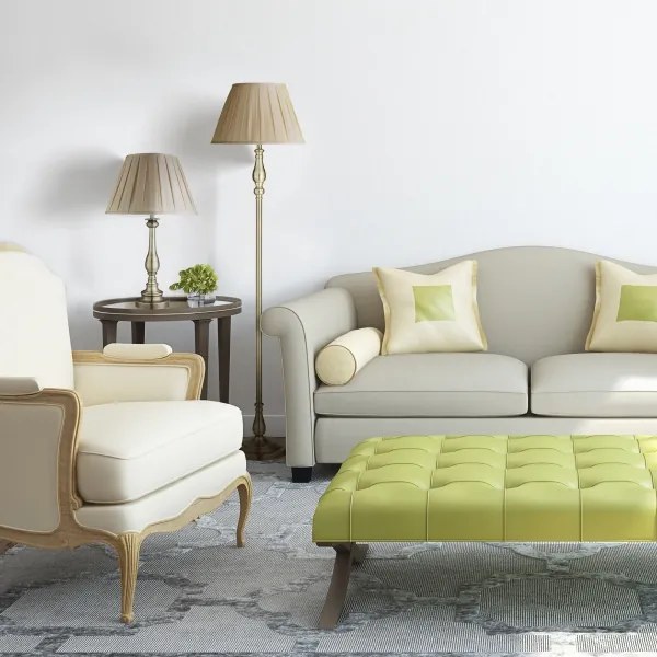 Searchlight EU5029AB - Stojacia lampa FLEMISH 1xE27/60W/230V