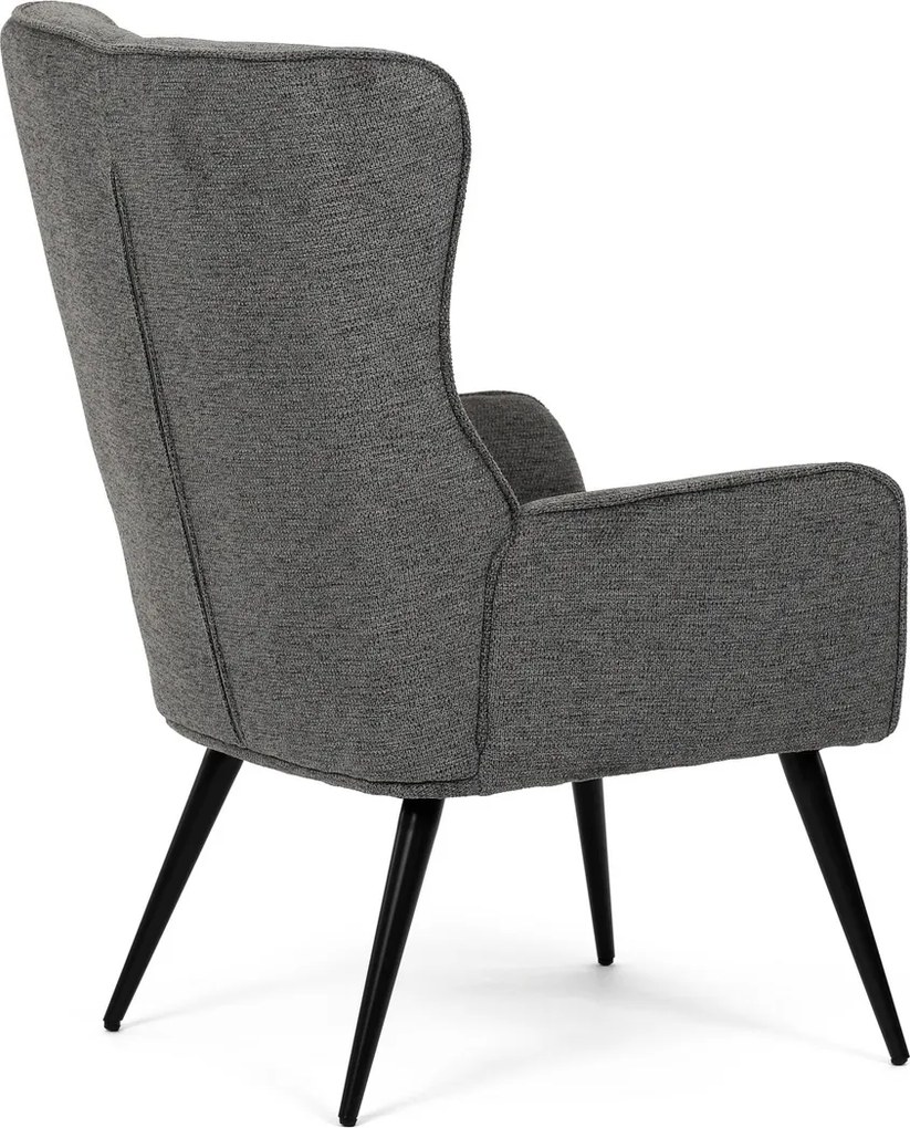 Relaxačné kreslo 315 GREY2, tmavosivá