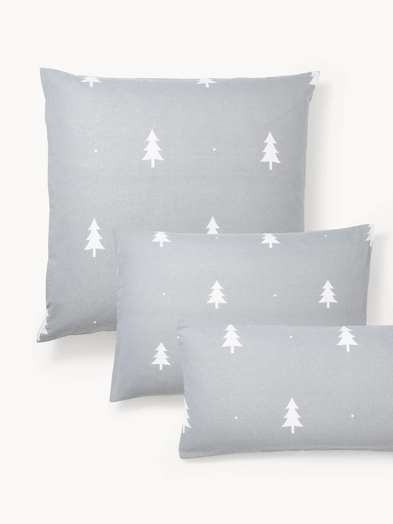 Flanelová vianočná obliečka na vankúš X-mas Tree
