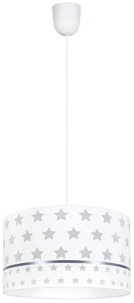 Detský luster PIKKI 1xE27/60W/230V šedá