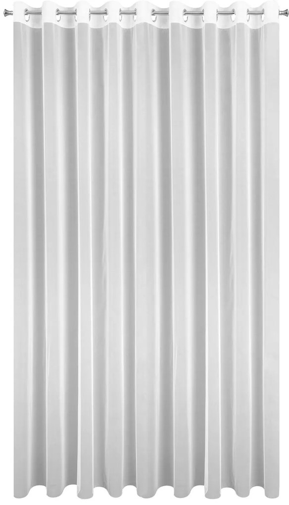 ZÁCLONA NA KRÚŽKOCH ESEL 350X250 CM BIELA