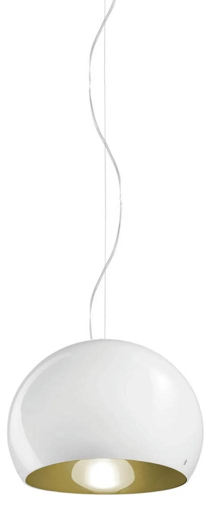 Závesná lampa Surface Ø 27 cm E27 biela/zelená
