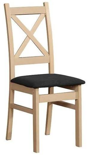 Jedálenská stolička Kasper dub sonoma, čierna