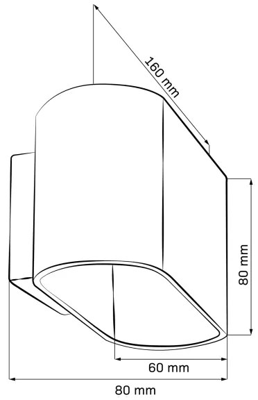 Nástenné svietidlo ELISSA 1xG9/10W/230V čierna