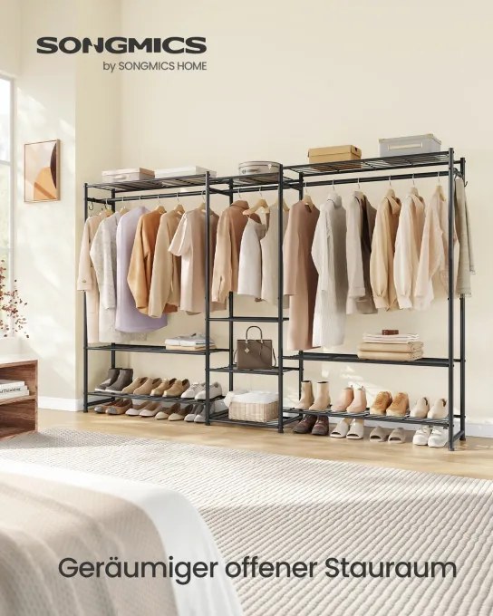 Otvorená šatníková skriňa LGR011BZ01