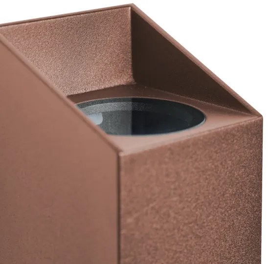 Nordlux - Vonkajšie nástenné svietidlo NICO 2xGU10/35W/230V IP54 hnedá