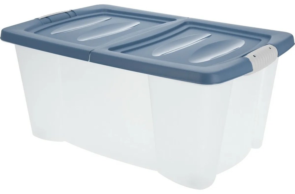Úložný box s kolieskami 60 × 40 × 27 cm, modrý