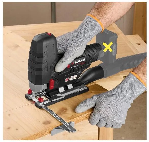 Parkside Performance®  Aku priamočiara píla 12 V Ppstka 12 A1 – bez akumulátora  (100393925)