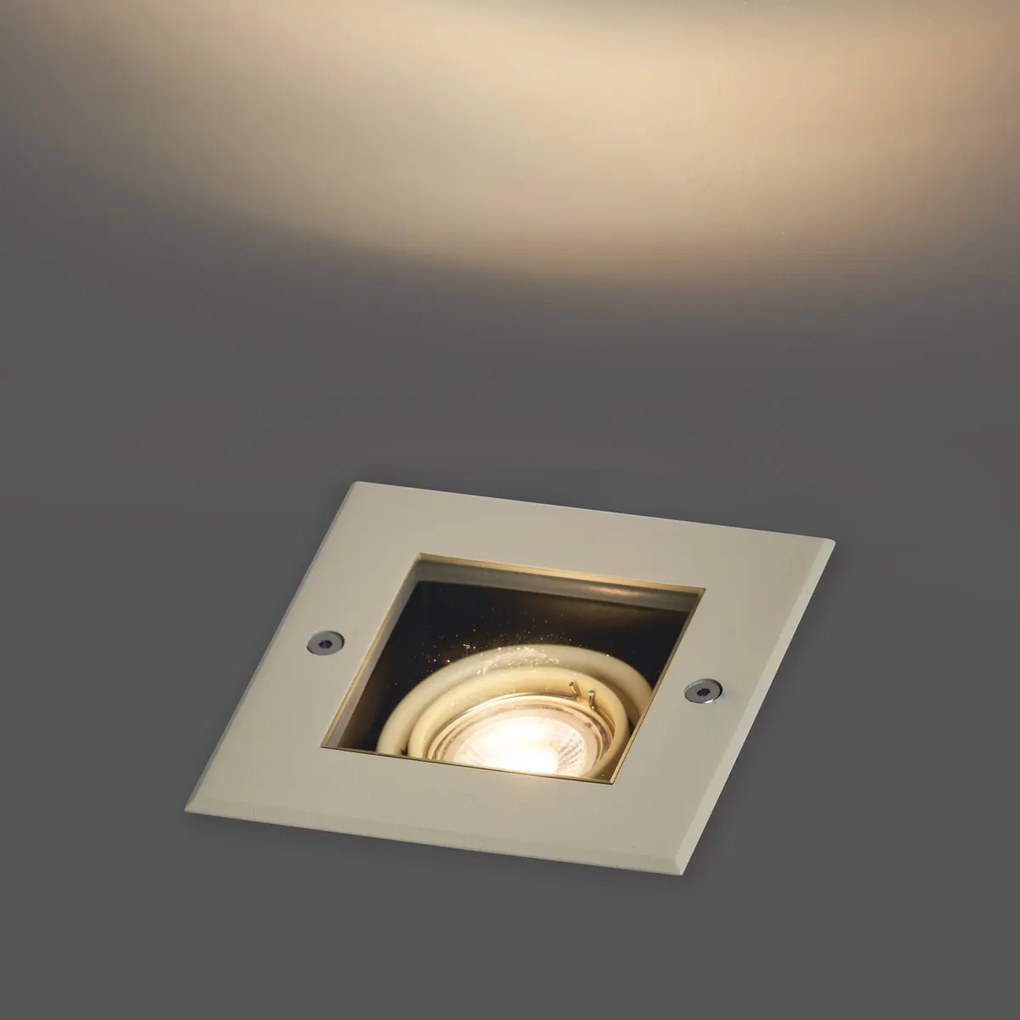 Moderné zemné bodové svietidlo béžové GU10 50 mm otočné a naklápacie IP65 - Oneon