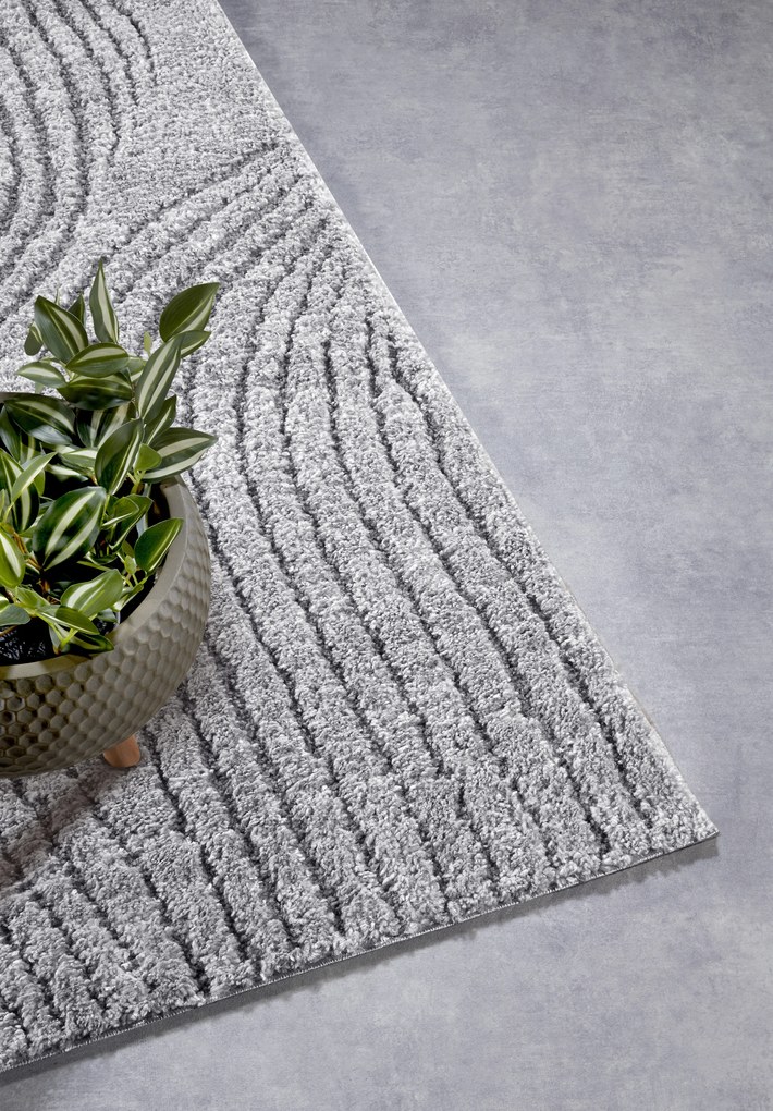 ELLE Decoration, Behúň Gallery 106085 Light Grey z kolekcie Elle, 80x240, šedá, obývacia izba