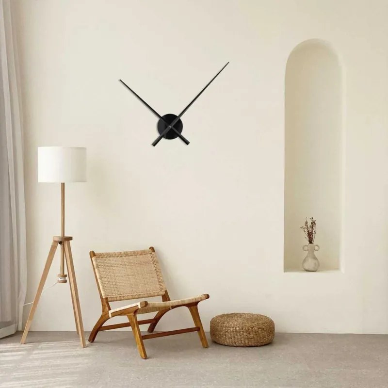 Moderné dizajnové nástenné hodiny | SENTOP CLOCK-HANDS-LARGE-METAL