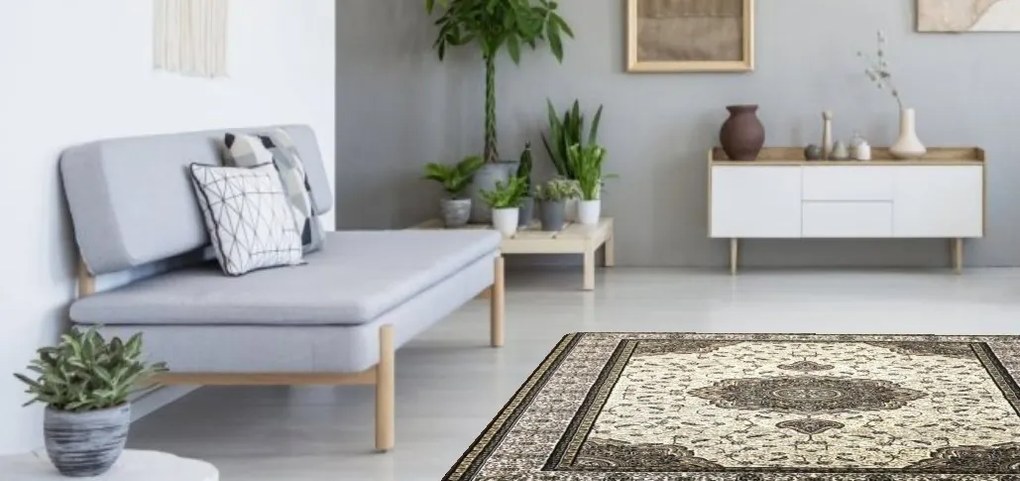 Berfin Dywany 300x400 cm Kusový koberec Anatolia 5328 K (Cream), hnedá, kancelária