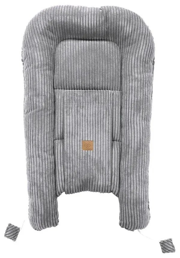 Sivé hniezdočko pre bábätko 55x83 cm – Meowbaby