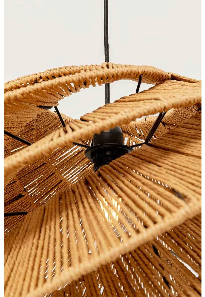 Aloha Whirl visiaca lampa béžová Ø56 cm