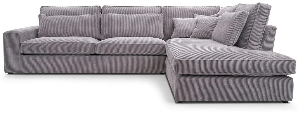 Rohová sedacia súprava LINCOLN, pravá, sivá (inari 94)