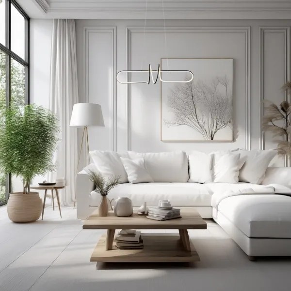 LED Luster na lanku VERTIGO LED/54W/230V čierna