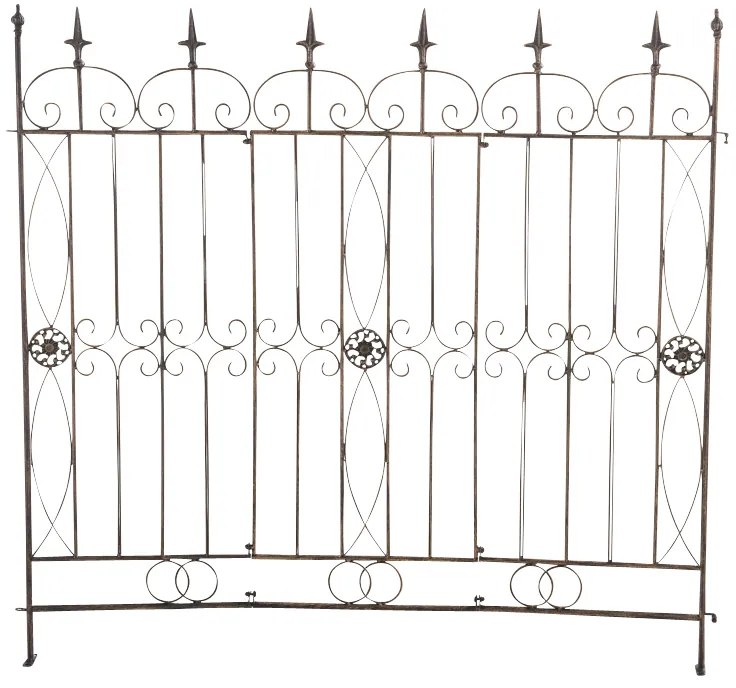 Mriežka na popínavé rastliny Mangold - 115 x 125 cm - Bronzová